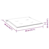 Възглавници за градински столове 2 бр шарени 40x40x4 см плат - VL361019 - Thumbnail 9
