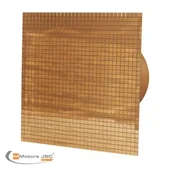 Вентилатор за баня ММ-P  ф100, квадрат, с клапа 06, - злато - Thumbnail 1