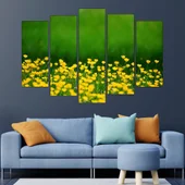 Лютичета в поляна - картина пано за стена - Thumbnail 3