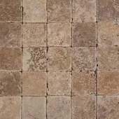 Плочи Travertine Gea Tumbled 10x10 см AKROLITHOS - на кв. м - Thumbnail 1