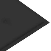 Сгъваема градинска пейка с възглавница, 118 см, бамбук - VL3063849 - Thumbnail 7