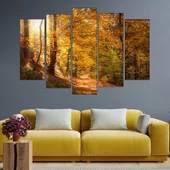 Горска пътека през есента - картина пано за стена - Thumbnail 3