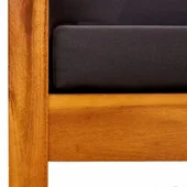 Градинска пейка 180 см със сенник и табуретки, акация масив - Thumbnail 6