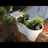 Овална саксия Балконе дуо за парапет ROTO - Thumbnail 3