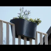 Овална саксия Балконе дуо за парапет ROTO - Thumbnail 1