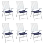 Палетни възглавници, 6 бр, нейви сини, 40x40x4 см, Оксфорд плат - Thumbnail 5