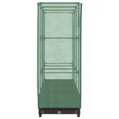 Повдигната леха с покривало, 120x40x123 см  - Кафяв сандък - Thumbnail 5