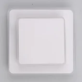 Стенен аплик Двоен квадрат Бял мат DREAM LIGHTS - Thumbnail 1