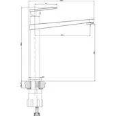 Стоящ смесител за умивалник Неро - INTER CERAMIC - Thumbnail 2