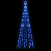 Коледна елха с шип, синя, 310 LED, 300 см - Thumbnail 4