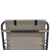 Облегалка за глава за шезлонг, таупе, 40x7,5x15 см, textilene - VL47934 - Thumbnail 5