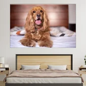 Портрет на Английски Кокер Шпаньол - картина пано за стена - Thumbnail 1