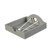 Салфетник Home сив MIKA - Thumbnail 1