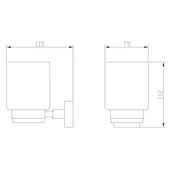 Поставка за четки за зъби 606 Азалия - Thumbnail 2