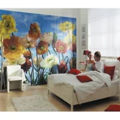 Фототапет червени и жълти цветя 368х254см KOMAR - Thumbnail 2