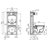 Структура за вграждане с тоалетна чиния и активатор І.Life O HydroTwist  - Thumbnail 4