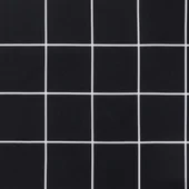 Възглавница за пейка черно каре 100x50x7 см оксфорд плат - VL361577 - Thumbnail 6