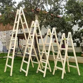 Дървена стълба 2 м EKO - Thumbnail 1