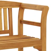 Градинска пейка, 114 cм, акация масив - VL316497 - Thumbnail 5