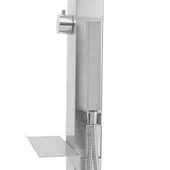 Градински душ от неръждаема стомана 210 см - Thumbnail 8