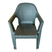 Градински стол PVC зелен Polo MEVSIM - Thumbnail 1