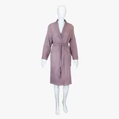 Халат Waffle за SPA размер S/M лила BULGARIA TEX - Thumbnail 2