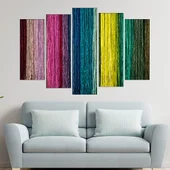 Многоцетни влакна - картина пано за стена - Thumbnail 3