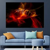 Огнено лице на жена - картина пано за стена - Thumbnail 1
