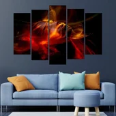 Огнено лице на жена - картина пано за стена - Thumbnail 3