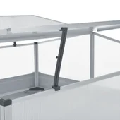 Парник, 100x100x77 см, зелен, поцинкована стомана - Thumbnail 4