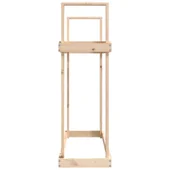 Поставка за дърва за огрев 110x35x108,5 масивно дърво бор - Thumbnail 6