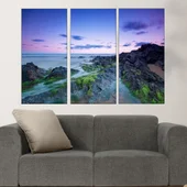 Средиземноморски скалист бряг - картина пано за стена - Thumbnail 2