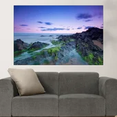 Средиземноморски скалист бряг - картина пано за стена - Thumbnail 1