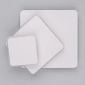 Стенен аплик Троен квадрат Бял мат DREAM LIGHTS - Thumbnail 1