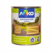 Алкидна боя сатен Леко 650мл черна ОРГАХИМ - Thumbnail 1