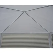 Бяла водоустойчива шатра 3x3м UV-защита PE GAZEBO - Thumbnail 2