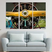 Дървено витло от самолетен двигател - картина пано за стена - Thumbnail 2