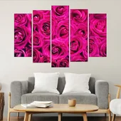 Фон от рози - картина пано за стена - Thumbnail 3