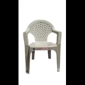 Градински стол PVC сив Palmiye MEVSIM - Thumbnail 1