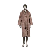 Халат за баня с качулка L капучино MIKA - Thumbnail 1