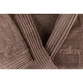 Халат за баня с качулка L капучино MIKA - Thumbnail 2