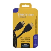 HDMI кабел High Speed 2 м Gold TEKMEE - Thumbnail 4