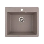 Кухненска гранитна бежова мивка 22.5х50х57см INTER CERAMIC - Thumbnail 1