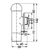Напорен кран за тоалетна чиния Vidima - Thumbnail 2