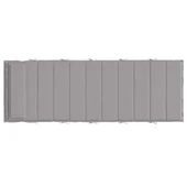 Шалте за шезлонг - сиво - 180x60x4 см - Оксфорд плат - VL361853 - Thumbnail 5