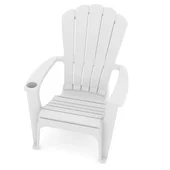 Стол с подлакътници Adirondak бял RAINBOW - Thumbnail 1