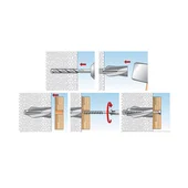 Дюбел газобетон GB 10x55мм - FISCHER - Thumbnail 7