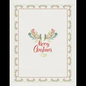 Коледна покривка за маса 100х150 - весела коледа - Thumbnail 2