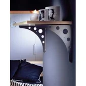 Конзола рафтоносач 200x200x24 мм бяла Delta Line VORMANN - Thumbnail 3