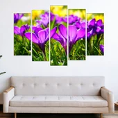 Ливада с минзухари - картина пано за стена - Thumbnail 3